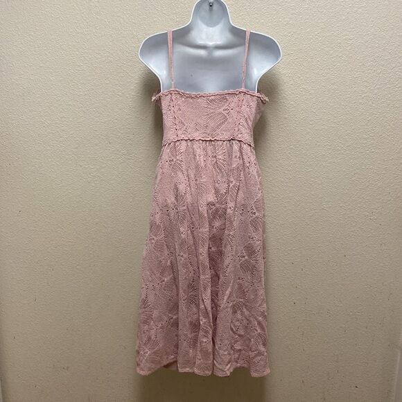 NSR Sleeveless Lace Midi Dress Medium - Picture 6 of 7